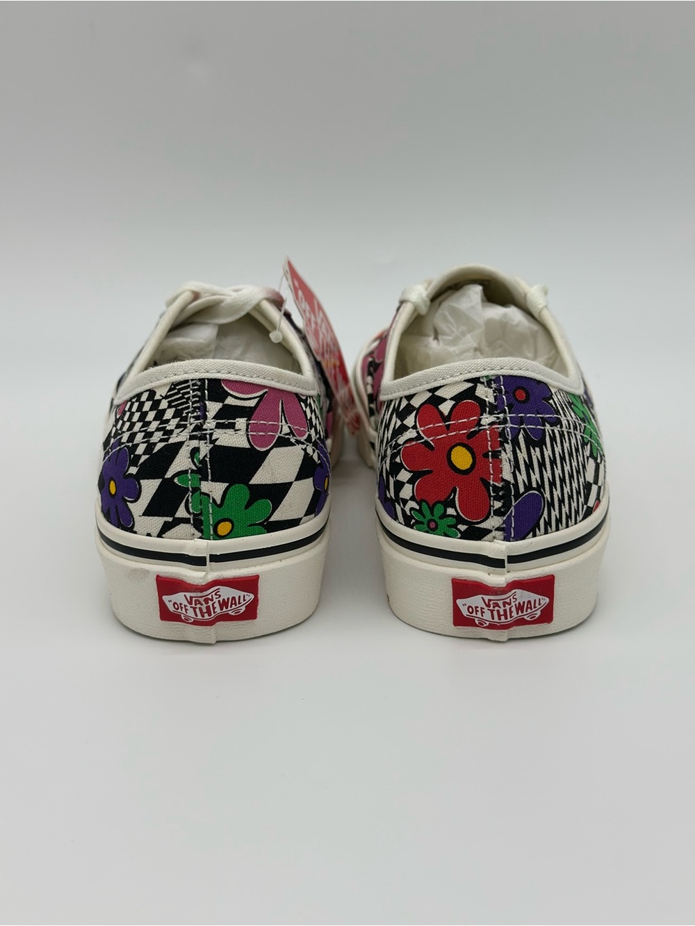 Vans Multicolor Floral Checkerboard Low-Top Sneakers - Picture 5 of 9
